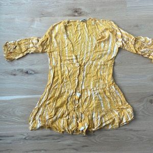 Yellow beach cover up